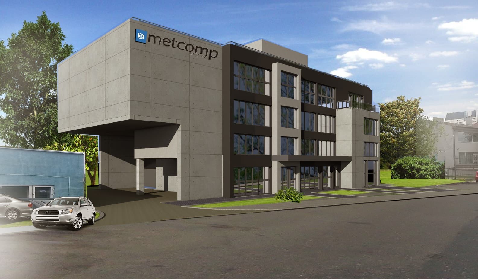 Budynek usługowy w Piasecznie