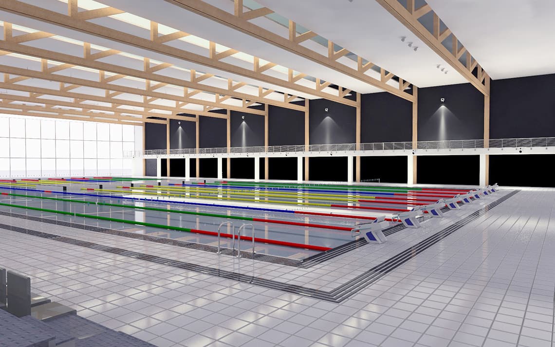 Koncepcja basenu olimpijskiego w Krakowie