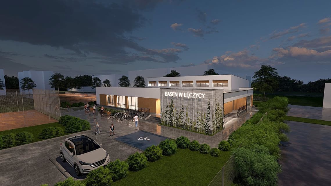 Pływalnia Miejska w Łęczycy.