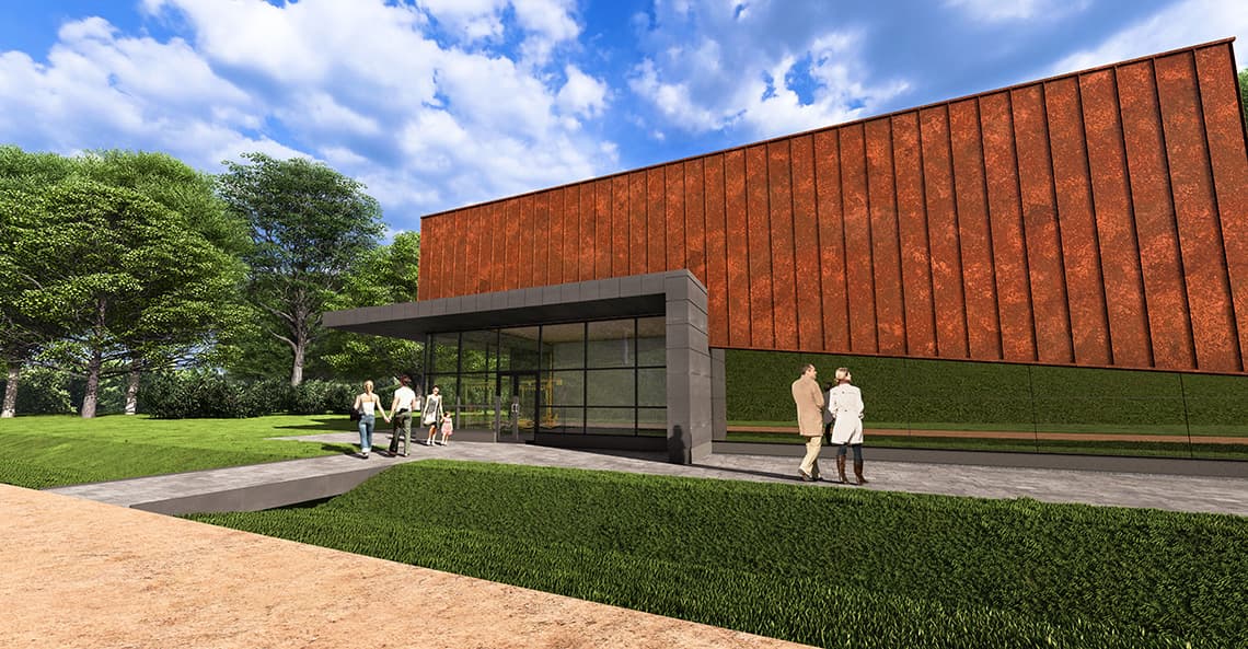 Budynek usługowy w Kamieniołomie Ulina Wielka gm. Gołcza