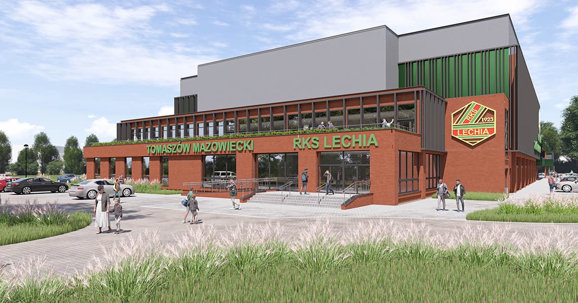 BUDOWA HALI SPORTOWEJ I HOTELU W TOMASZOWIE MAZOWIECKIM