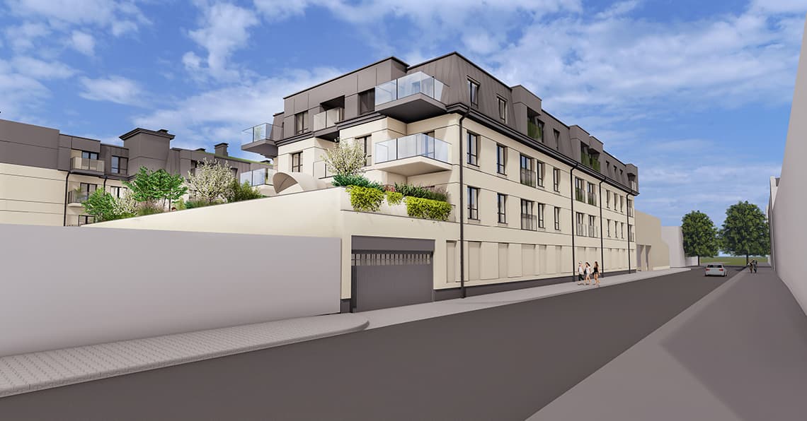 Mieszkaniówka przy ul. Św. Rocha w Pabianicach